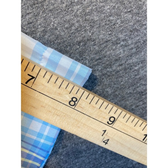 Eddie Bauer Womens XL Blue Plaid Short Sleeve Button Up Hiking Shirt EB004068 - Picture 6 of 11